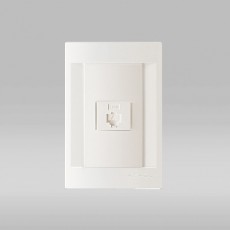 데코화이트 통신 전화용 1구