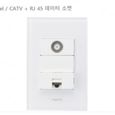 Mael / CATV + RJ 45 데이터 소켓