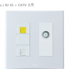 Zunis / RJ 45 + CATV 소켓